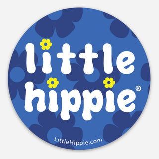 Little Hippie Flowers Logo Sticker