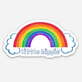 Little Hippie Rainbow Sticker