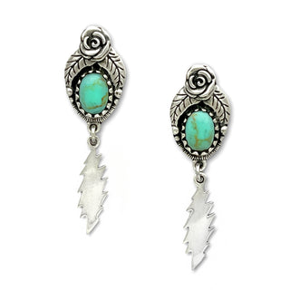 Grateful Dead Turquoise Love is Real Earring