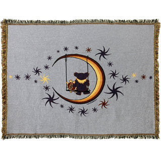 Grateful Dead Moon Swing Woven Cotton Blanket | Little Hippie