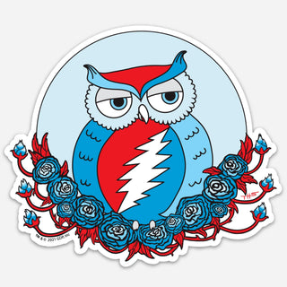Grateful Dead Owl Sticker | Little Hippie