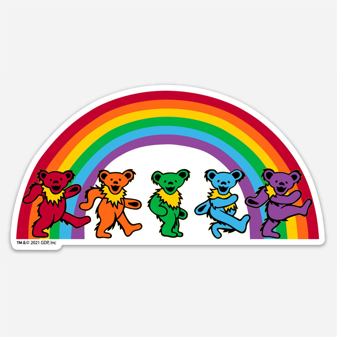 Grateful Dead Dancing Bear Bumper Sticker - Officially Licensed