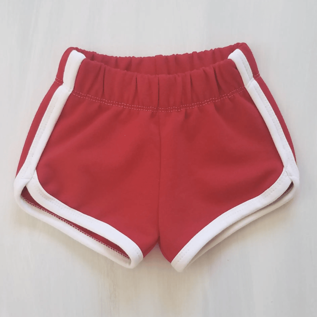 Retro top track shorts