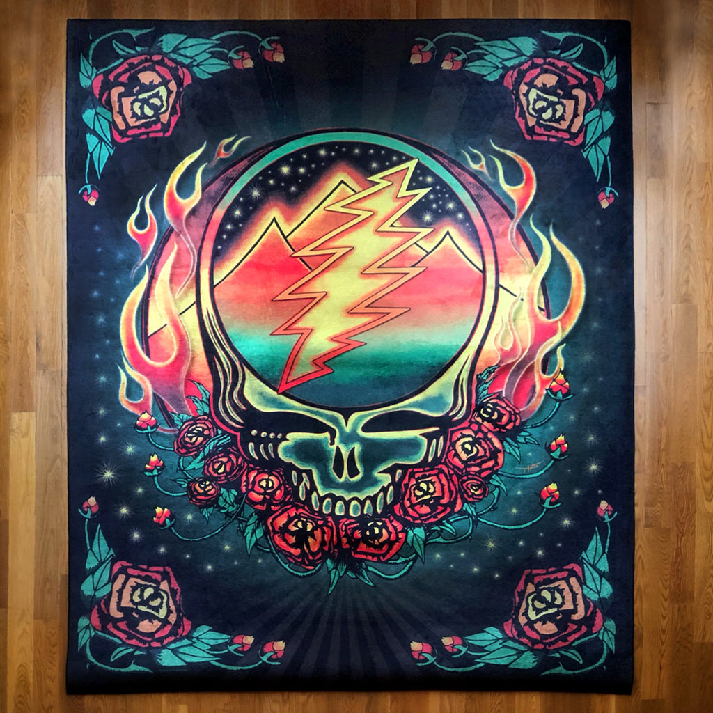 Grateful Dead Scarlet Fire Area Rug – Little Hippie