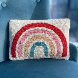 Pastel Rainbow Hook Pillow