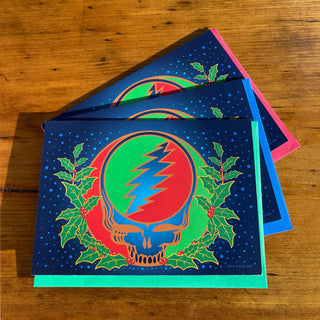 Grateful Dead Steal Your Holly Greeting Card