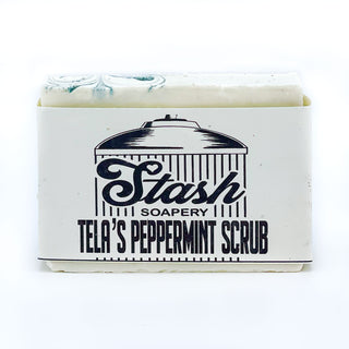 Tela's Peppermint Scrub Handmade Soap