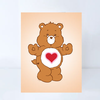Care Bears Tender Heart Bear Greeting Card | Little Hippie