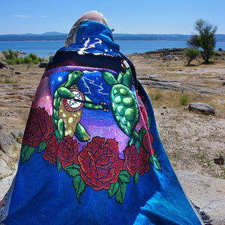 Grateful Dead Terrapin Lake Woven Cotton Blanket | Little Hippie