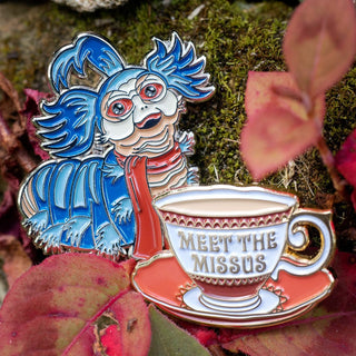 Jim Henson's Labyrinth Movie "Meet the Missus" Collectible Teacup Pin | Little Hippie