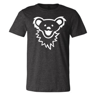 Little Hippie Grateful Dead Dancing Bear Face Unisex Longsleeve Heather True Royal / XS