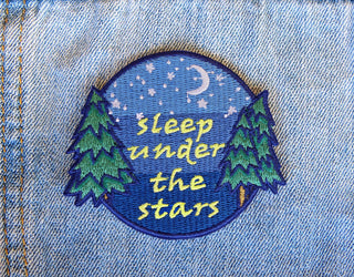 Sleep Under The Stars Camping Embroidered Patch