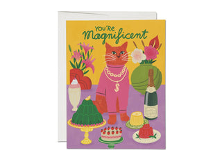 Magnificent Cat Greeting Card