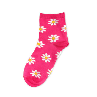 Pink Flower Child Socks