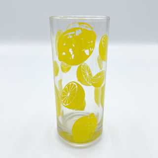 Vintage 1970s/1980s Glassware Fruits Glasses Set of 4