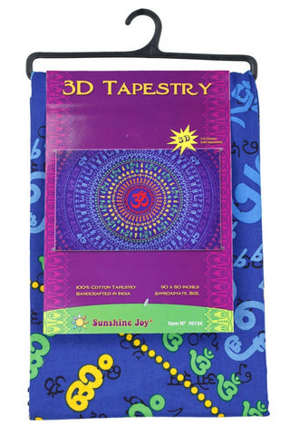 Om Cotton 3D Tapestry